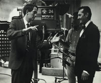 Clive directs magical host Dick Bishop in The Vanishing Art